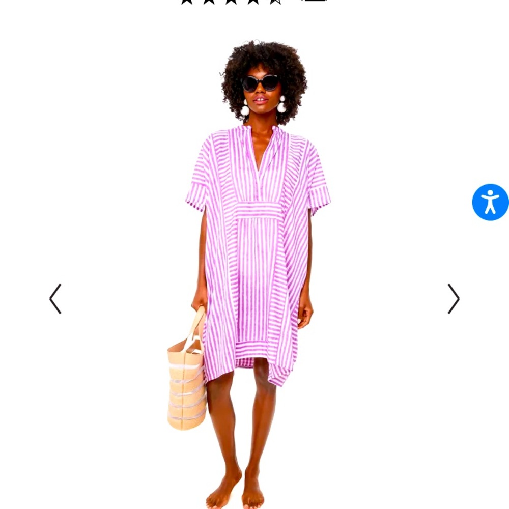 *ISO* Lavendula Stripe Emerson Short Caftan NOT FOR SALE